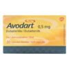 Avodart 0 5 mg 30 Cápsulas para Hiperplasia Prostática