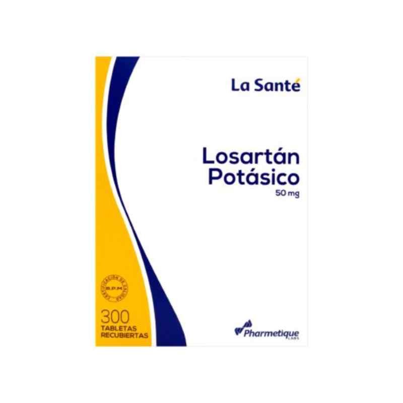 LOSARTAN POTASICO 50 MG CAJA X 300 TABLETAS RECUBIERTAS LA SANTE