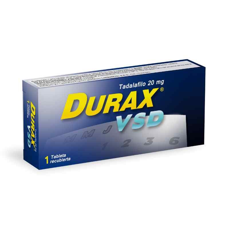 DURAX VSD 20 MG 1 TABLETAS