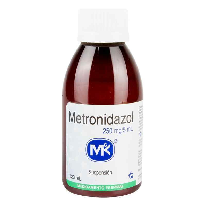 METRONIDAZOL 250 MG SUSPENSIÓN X 120 ML MK