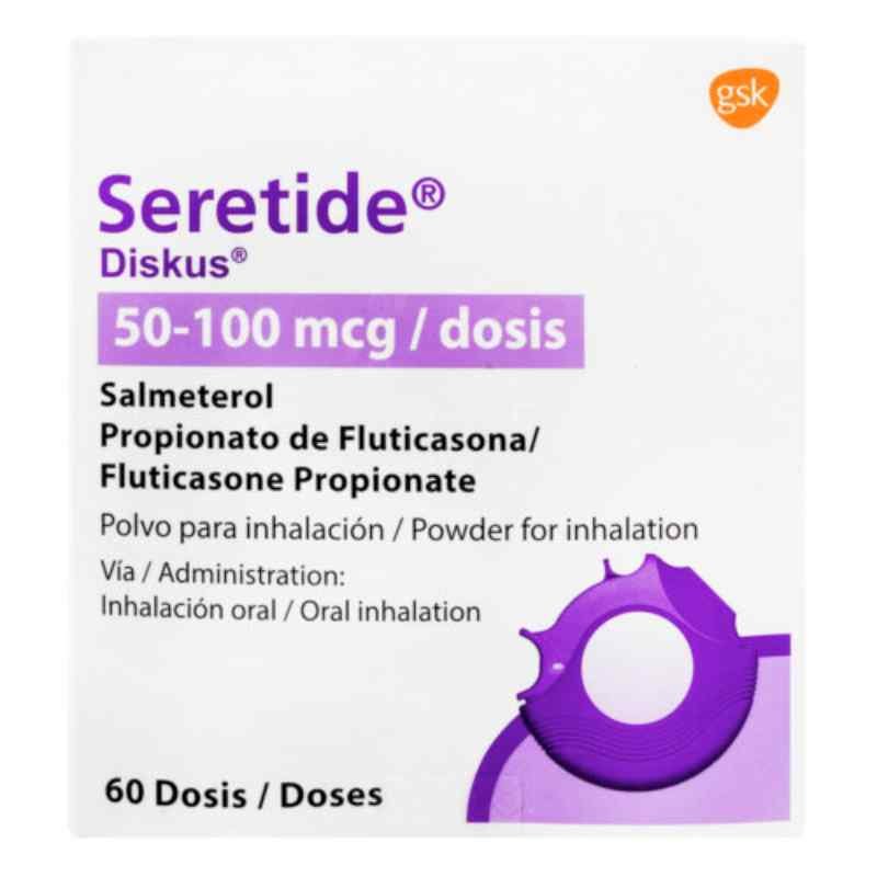 SERETIDE DISKUS 50/100 MCG X 60 DOSIS